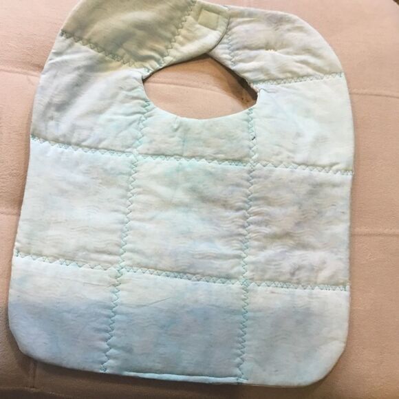 3/$25 or $12 ea.  NWT Hand Crafted Reversible Quilted Baby Bib - Picture 4 of 6